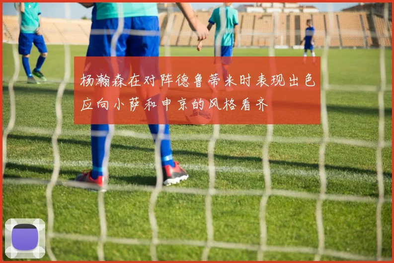杨瀚森在对阵德鲁蒂米时表现出色应向小萨和申京的风格看齐